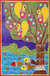 Madhubani painting, 'Celebration of Life' - Colorful Madhubani Folk Art Painting from Indian Artist