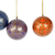 Papier mache ornaments, 'Happy Wonderland' (set of 4) - Artisan Crafted Papier Mache Bauble Ornaments (Set of 4) (image 2b) thumbail