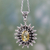 Citrine pendant necklace, 'Eternal Radiance' - 3.5 Carat Citrine and Silver Artisan Crafted Necklace thumbail