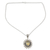 Citrine pendant necklace, 'Eternal Radiance' - 3.5 Carat Citrine and Silver Artisan Crafted Necklace (image 2a) thumbail