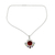 Multi gemstone pendant necklace, 'Beautiful Sun' - Multi Gemstone Pendant on Sterling Silver Necklace (image 2a) thumbail