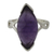 Amethyst cocktail ring, 'Marquise Princess' - Modern Amethyst and Sterling Silver Cocktail Ring (image 2a) thumbail
