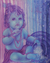 „Kanhaiya Krishna“ – Originalporträt von Krishna als Baby