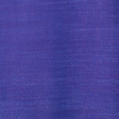 Mantón de seda y algodón, 'Lapis Wine' - Mantón morado ligero de mezcla de seda y lana de la India