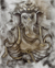 'Blissful Ganesha' - Pintura de Ganesha firmada por la deidad del hinduismo de la India