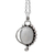 Collar con colgante de piedra lunar arcoíris - Collar con colgante de piedra lunar y plata de ley india