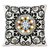 Cotton cushion covers, 'Jaipur Blossom' (pair) - Embroidered Cotton Ecru Cushion Covers from India (Pair) (image 2c) thumbail