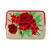 Embroidered tablet sleeve, 'Red Rose Romance' - Embroidered Tablet Sleeve Padded Lined Case with Rose Theme (image 2a) thumbail