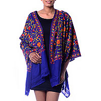 Womens Embroidered Shawls