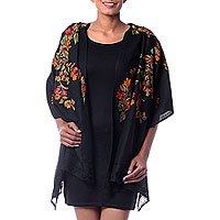 Womens Floral Shawls