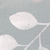 Cotton cushion covers, 'Drifting Leaves' (pair) - Pale Blue Cotton Cushion Covers with Silver Leaves (Pair) (image 2c) thumbail