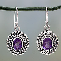 Featured review for Amethyst dangle earrings, Spiritual Muse