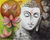 'La belleza eterna de Buda' - India firmó la pintura original de Buda