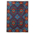 Kettengenähter Wollteppich, (4x6) - Handkettenstich-Teppich aus Wolle und Baumwolle im Kashmiri-Stil (4x6)