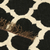 Dhurrie-Teppich aus Wolle, (5x8) - Schwarz-weißer indischer handgewebter Dhurrie-Teppich aus Wolle (5 x 8)