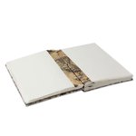 Handmade journal, 'Vintage Bike Journeys' - Artisan Crafted Journal with 60 Pages Blank Handmade Paper