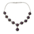 Sterling silver Y necklace, 'Mystic Lilac' - Sterling Silver Y Necklace with Purple Turquoise Gems