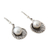 Cultured pearl dangle earrings, 'Oyster Treasure' - Artisan Crafted Pearl and Sterling Silver Earrings
