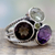 Multi-gemstone cocktail ring, 'Color Diversity' - Dramatic Silver Cocktail Ring with 10.5 Gemstone Carats