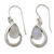 Rainbow moonstone dangle earrings, 'Sublime Symmetry' - India Handcrafted Rainbow Moonstone Earrings