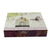 Decoupage box, 'Birdcage and Butterfly' - Butterfly Theme Decoupage Decorative Box