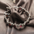 Garnet tennis bracelet, 'Deep Red Diamonds' - Red Garnet Artisan Crafted India Silver Tennis Bracelet thumbail
