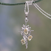 Featured review for Citrine cross pendant necklace, Golden Cross