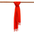 Wollschal für Herren - Orange-roter Herrenschal aus gewebter Wolle aus Indien