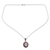 Ruby and moonstone pendant necklace, 'Love and Devotion' - Pendant Necklace with Ruby and Moonstone (image 2a) thumbail