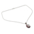 Ruby and moonstone pendant necklace, 'Love and Devotion' - Pendant Necklace with Ruby and Moonstone (image 2b) thumbail