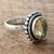 Lemon quartz cocktail ring, 'Enamored by Sunshine' - Fair Trade Artisan Jewelry Lemon Quartz and Silver Ring