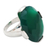 Green onyx cocktail ring, 'Verdant Magic' - Cocktail Ring with 10 Carat Green Onyx Gemstone (image 2b) thumbail