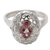 Amethyst cocktail ring, 'Festivity in Lilac' - Lacy Sterling Silver Cocktail Ring with Amethyst thumbail