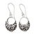 Sterling silver dangle earrings, 'Floral Basket' - Floral Theme Handcrafted Sterling Silver Earrings from India