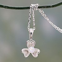 Featured review for Rainbow moonstone pendant necklace, Cradle Lily