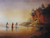 Impresión giclée sobre lienzo, 'Banaras Ghat I' de Amit Bhar - Impresión giclée de archivo en color sobre lienzo del Ghat en Banaras