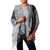 Jamawar wool shawl, 'Paisley Shadow' - Paisley Woven Jamawar Shawl from India in Grey and Green