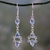 Blue topaz dangle earrings, 'Mystic Wonder' - Indian Fair Trade Sterling Silver Blue Topaz Earrings thumbail