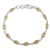 Citrine tennis bracelet, 'Romantic Yellow' - India Handcrafted Sterling Silver Citrine Tennis Bracelet