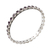 Amethyst bangle bracelet, 'Spiritual Energy' - 22-carat Amethyst Fair Trade Silver Bangle Bracelet (image 2b) thumbail