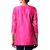 Cotton and silk blend tunic, 'Jaipuri Masala' - Elegant Bright Pink Tunic in a Cotton and Silk Blend