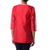 Cotton and silk blend tunic, 'Jaipuri Romance' - Embellished Red Cotton and Silk Tunic with Embroidery (image 2b) thumbail