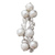 Cultured pearl brooch pin, 'Love Saga' - White Cultured Pearl and Sterling Silver Brooch Pin (image 2b) thumbail