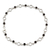 Smoky quartz link anklet, 'Elegant Simplicity' - Classic Sterling Silver and Smoky Quartz Anklet (image 2a) thumbail