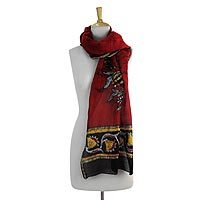 Women's Cotton Scarves at NOVICA