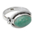 Amazonite cocktail ring, 'Seafoam' - Amazonite Single Stone Cocktail Ring in 925 Silver (image 2b) thumbail