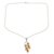 collar colgante citrino - Collar con Colgante de Plata 925 Rodiada y Citrino