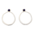 Lapis lazuli drop earrings, 'Singularity' - Drop Earrings in Sterling Silver with Lapis Lazuli Stones (image 2a) thumbail