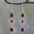 Smoky quartz dangle earrings, 'Enchanted Princess' - Sterling Silver and Smoky Quartz Dangle Style Earrings