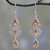 Citrine dangle earrings, 'Enchanted Princess' - Sterling Silver Dangle Earrings with Pear Shaped Citrines thumbail
